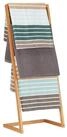 relaxdays Handtuchst&auml;nder Handtuchhalter Bambus freistehend
