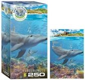 EUROGRAPHICS Puzzle Puzzle Delfine 250 Teile, Puzzleteile
