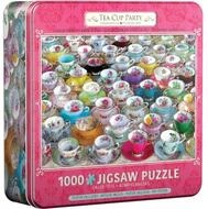 EUROGRAPHICS Puzzle Puzzle in Blechdose Sammlung von Teetassen 1000 Teile,