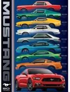 EUROGRAPHICS Puzzle Puzzle 50 Jahre Ford Mustang 1000 Teile, Puzzleteile