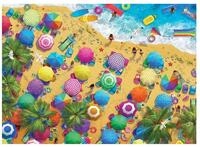 EUROGRAPHICS Puzzle Puzzle Spa&szlig; am Strand 1000 Teile, Puzzleteile