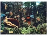 Trefl Puzzle Holzpuzzle Art: Henri Rousseau - Der Traum 200 Teile, Puzzleteile