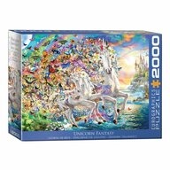 EUROGRAPHICS Puzzle Einhorn - Traumwelt, 2000 Puzzleteile