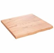 vidaXL Regal Wandregal Hellbraun 60x60x(2-4) cm Massivholz Eiche Behandelt,...
