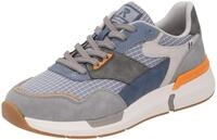 Sneaker RIEKER SPORT, Herren, Gr. 40, blau (grau, jeansblau kombiniert), Lederimitat,