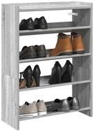 vidaXL Schuhschrank Schuhregal Grau Sonoma 60x25x100 cm Holzwerkstoff