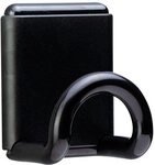 unilux Garderobenst&auml;nder Garberobenhaken BxH 8x10cm magnetisch schwarz/grau