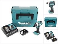 Makita Akku-Schlagschrauber DTD 153 RA1J Akku Schlagschrauber 18 V 170 Nm 1/4"