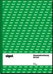 Sigel Formularblock Formularbuch Kassenabrechnung A4 VE=2x50 Blatt