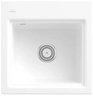 Villeroy & Boch K&uuml;chensp&uuml;le Subway Style 50 S Classicline RW Stone White mit