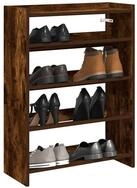 vidaXL Schuhschrank Schuhregal R&auml;uchereiche 60x25x62 cm Holzwerkstoff
