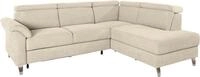 sit&more Ecksofa Arngast L-Form, inklusive Kopfteilverstellung und Federkern