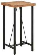 vidaXL Esstisch Bartisch 55x55x107 cm Massivholz Akazie und Eisen