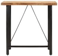 vidaXL Esstisch, Bartisch 110x55x107 cm Massivholz Mango und Eisen