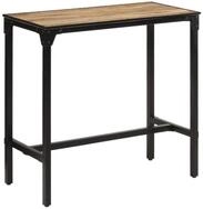 vidaXL Bartisch, Bartisch 110x55x107 cm Raues Massivholz Mango