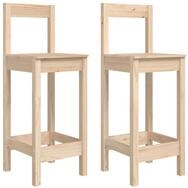 vidaXL Esszimmerstuhl, Barst&uuml;hle 2 Stk. 40x41,5x112 cm Massivholz Kiefer