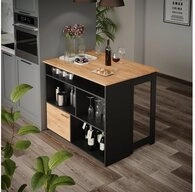 Vicco Bartisch Dominic, Goldkraft Eiche/Anthrazit, 116 x 37 (1-St)