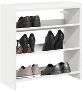 vidaXL Schuhschrank NA Schuhregal Wei&szlig; 60x25x62 cm Spanplatte