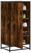 vidaXL Schuhschrank Schuhregal R&auml;uchereiche 48x38x97,5 cm Holzwerkstoff