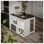 Vicco Bartisch Dominic, Anthrazit/Wei&szlig;, 116 x 37 cm 4x offene F&auml;cher und 1x...