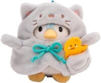 Nici Kuscheltier mymochi, Pinguin Waddle, 8 cm, mit Ente und Katzenkost&uuml;m, in
