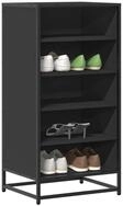 vidaXL Schuhschrank Schuhregal Schwarz 48x38x97,5 cm Holzwerkstoff