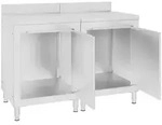 vidaXL Aktenschrank Arbeitsschrank 120x60x96 cm Edelstahl