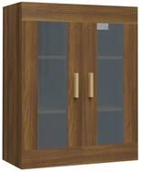 vidaXL Sideboard, H&auml;ngeschrank Braun Eichen-Optik 69,5x34x90 cm