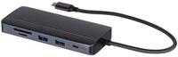 ICY BOX IB-DK4040a-CPD 10 in 1 USB-C Docking station Netzwerk-Switch