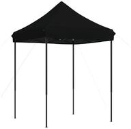 vidaXL Partyzelt Partyzelt Faltbar Pop-Up Schwarz 200x200x306 cm