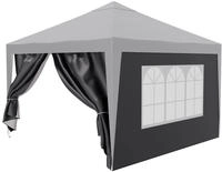 24Move Pavillon Faltpavillon Seitenteile 2er Set 2x3m, grau, (wasserdicht und