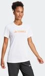 Funktionsshirt ADIDAS TERREX "MULTI CLIMACOOL LOGO TECH", Damen, Gr. XS, wei&szlig;,