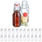 relaxdays Vorratsglas B&uuml;gelflaschen 100 ml im 24er Set, Glas, (24-tlg)