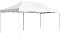 vidaXL Pavillon wei&szlig; - ohne Seitenw&auml;nde Profi-Partyzelt Faltbar Aluminium 6x3...