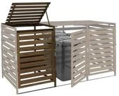 MCW M&uuml;lltonnenbox MCW-H62, erweiterbar, abschlie&szlig;bar