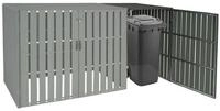 MCW M&uuml;lltonnenbox MCW-J28-B-1-E (1 St), Abschlie&szlig;bare T&uuml;ren, M&uuml;lltonnen mit...