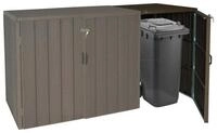MCW M&uuml;lltonnenbox MCW-J28-P-1-E (1 St), Abschlie&szlig;bare T&uuml;ren, M&uuml;lltonnen mit...
