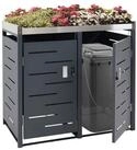 MCW M&uuml;lltonnenbox MCW-H40b, Mit Kippvorrichtung, erweiterbar, Magnetischer