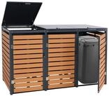 MCW M&uuml;lltonnenbox MCW-K14-3XL, Deckel von oben zu &ouml;ffnen f&uuml;r leichtes...