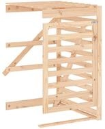 vidaXL M&uuml;lltonnenbox, Erweiterung f&uuml;r M&uuml;lltonnenbox Massivholz Kiefer