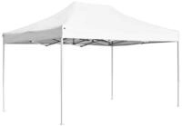 vidaXL Partyzelt Profi-Partyzelt Faltbar Aluminium 4,5x3 m Wei&szlig;