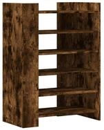 vidaXL Schuhregal Schuhschrank R&auml;uchereiche 74,5x37,5x100 cm Holzwerkstoff,...