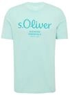 s.Oliver T-Shirt Herren T-Shirt 1er Pack Baumwolle Logo T-Shirt (Packung, 1er Pack)