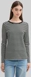 TOM TAILOR Denim Langarmshirt T-Shirt (im Einserpack) Langarmshirt mit...
