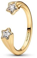 Pandora Fingerring Sternschnuppen Damenring, vergoldet, PANDORA Moments-Kollektion