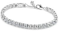 Pandora Tennisarmband Damen-TennisSilber Zirkonia