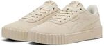 Sneaker PUMA "CARINA 30 SD", Damen, Gr. 37, wei&szlig; (alpine snow, puma gold),