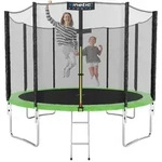 Kinetic Sports Gartentrampolin SALTO, &Oslash; 305 cm, Kindertrampolin Set mit