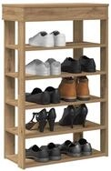 vidaXL Schuhschrank Schuhregal Artisan-Eiche 60x30x98 cm Holzwerkstoff