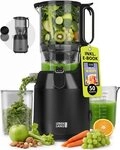Lebenlang Slow Juicer Entsafter mit gro&szlig;er &Ouml;ffnung, F&uuml;r ganze Fr&uuml;chte und
